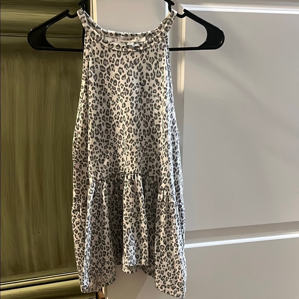 Gaze Leopard Print Tank Too